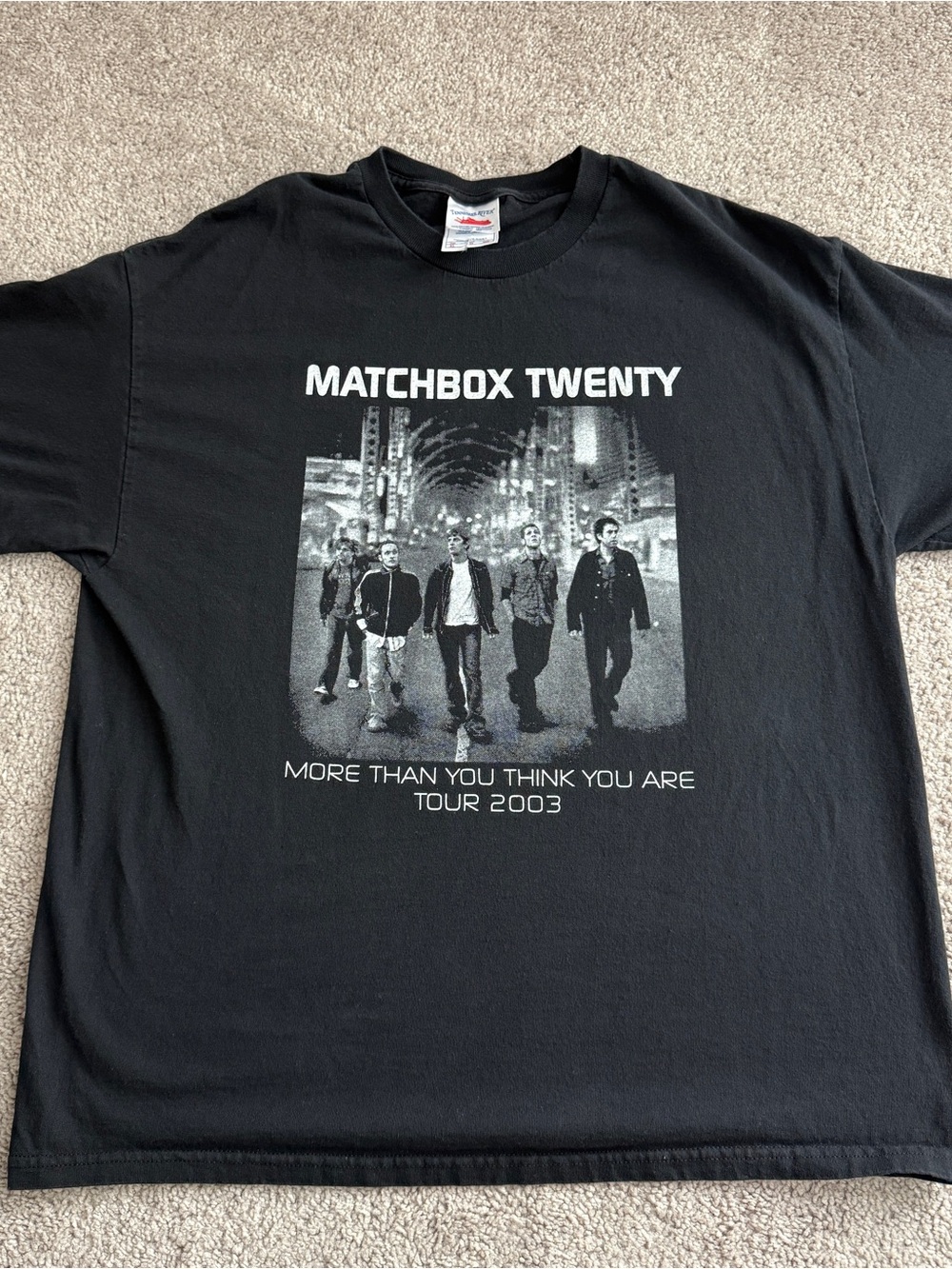 Matchbox Twenty More Than You Think You Are Tour 2003 Tee XL 23x28